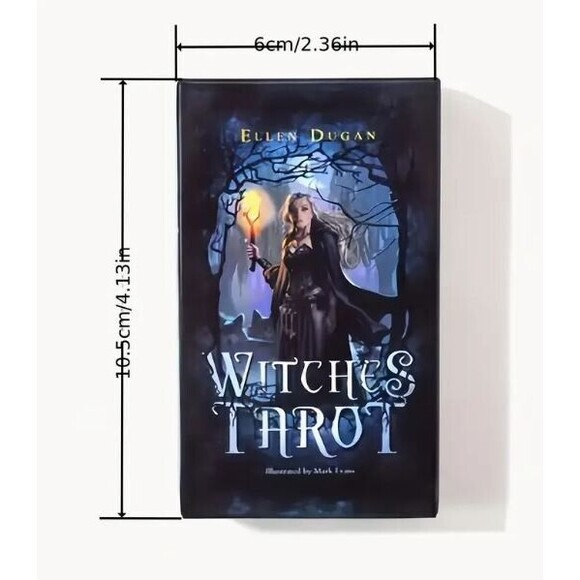 Witches Tarot Card Deck by Ellen Dugan with Illustrated Guidebook - Picture 6 of 6